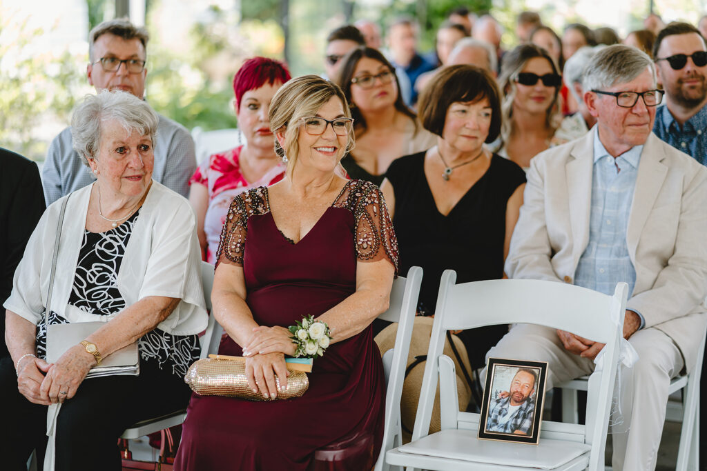 Garden Chapel ceremony at Whistle Bear wedding venue in Cambridge Ontario