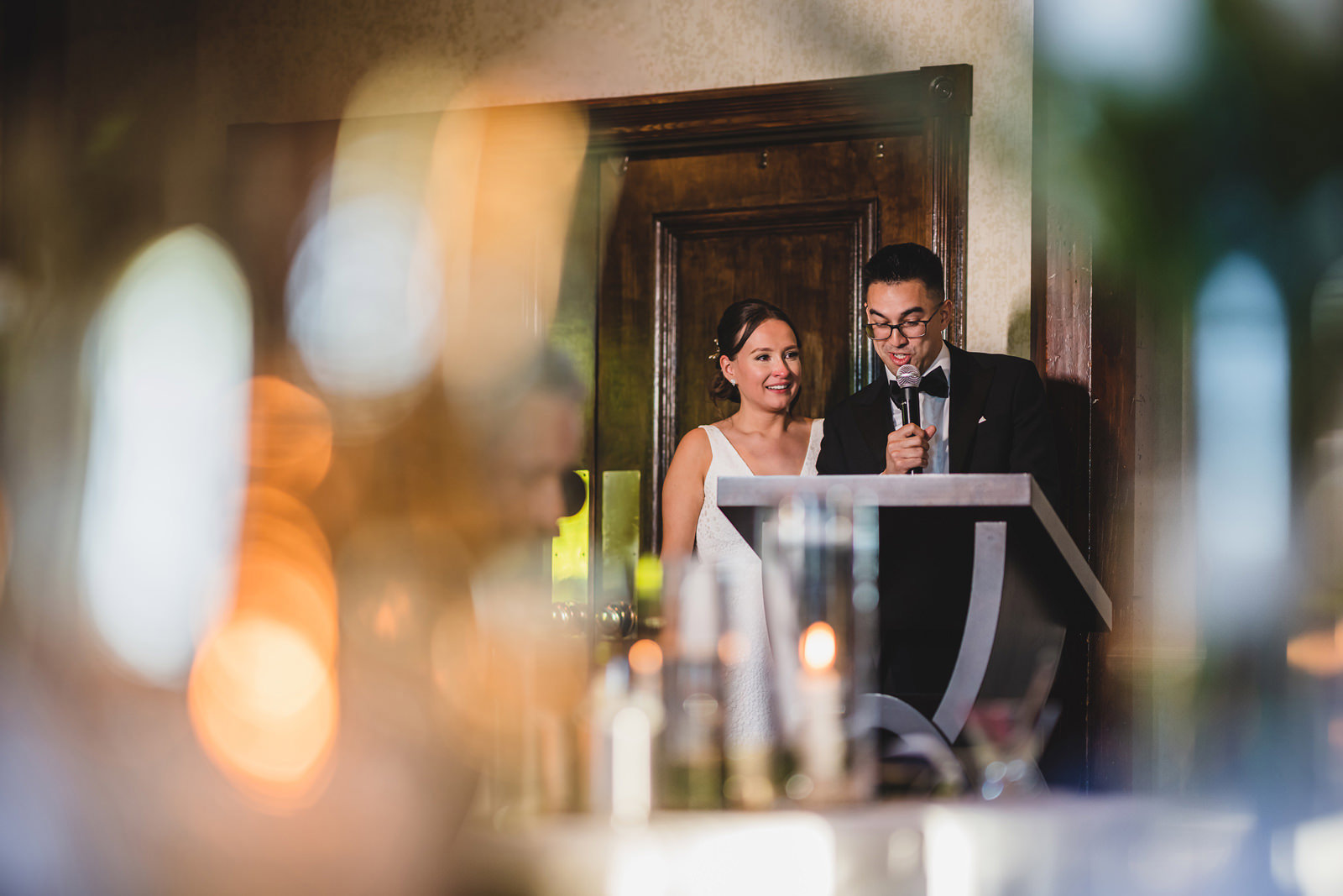 Bride and Groom speech at Ancaster Mill