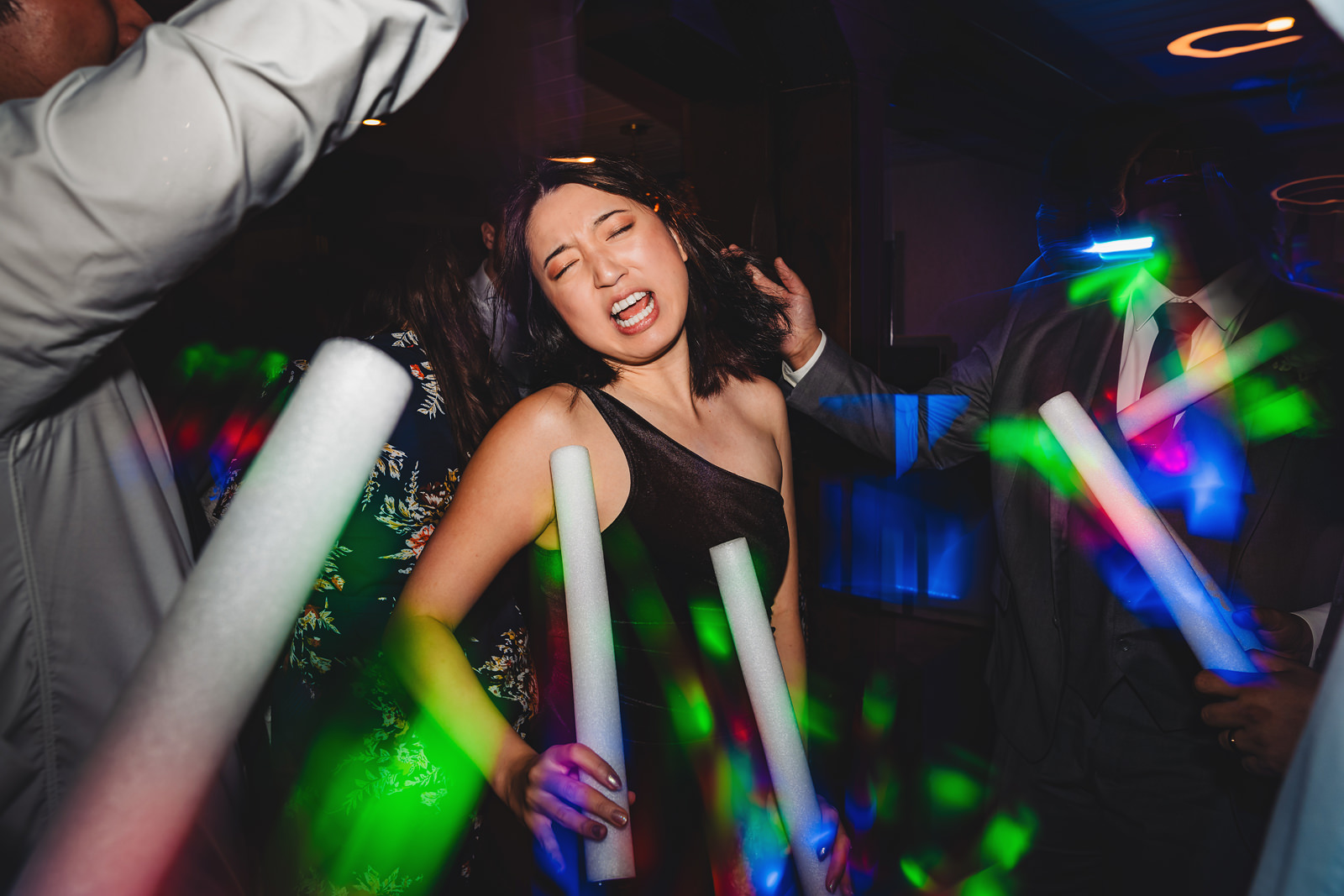 Its party time at an Ancaster Mill Wedding