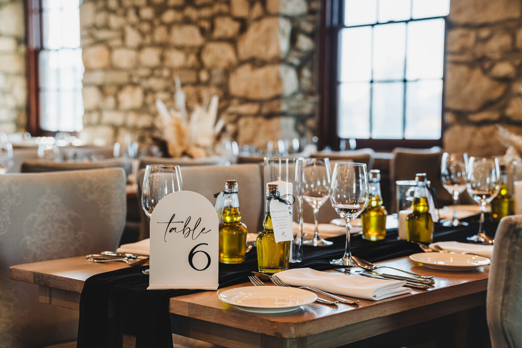 Cambridge Mill reception decor