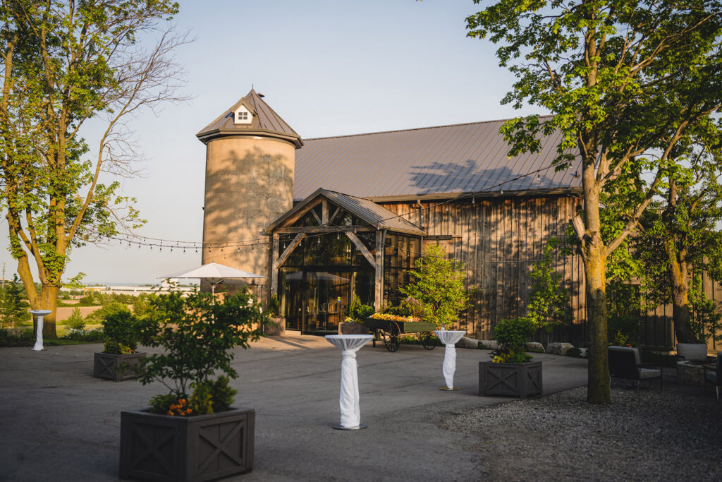 The barn at the Earth to Table Farm wedding venue