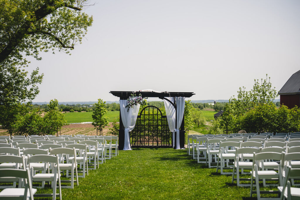 The outdoor gazebo at the Earth to Table Farm in Flamborough, Ontario