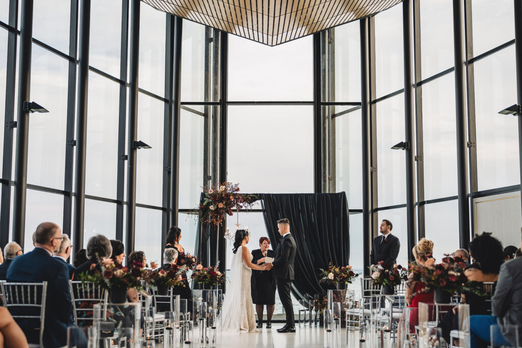 A Spencer's at the Waterfront wedding venue ceremony