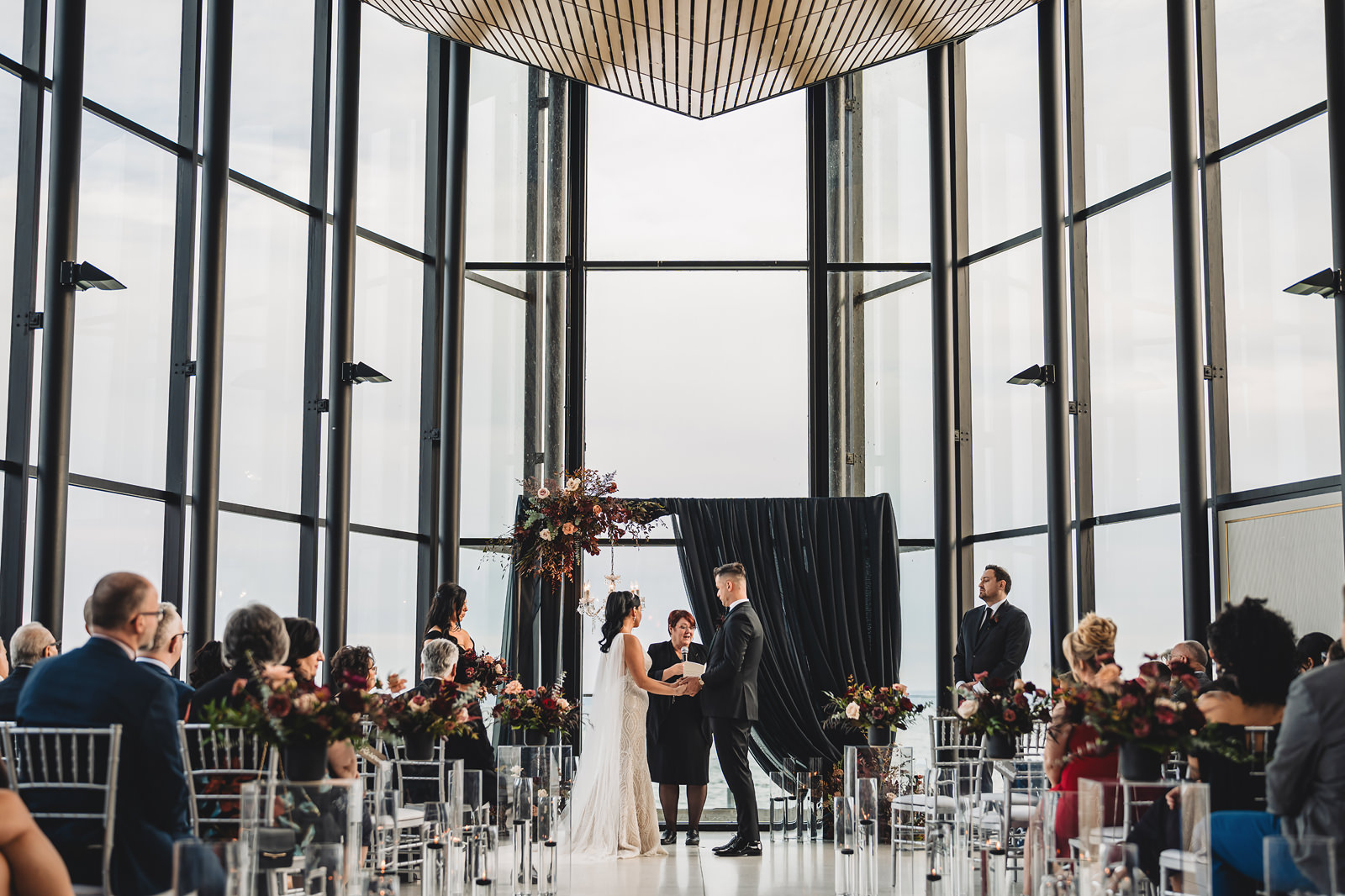 A Spencer's at the Waterfront wedding venue ceremony